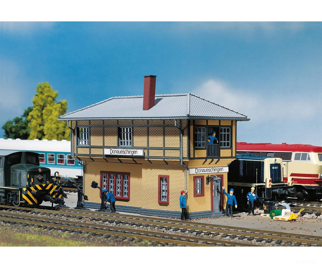 Faller 131395 HO Donaueschingen Signal box Structures