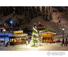 Faller 134002 Ho 2 Christmas Market Stands With Illuminated Tree Structures