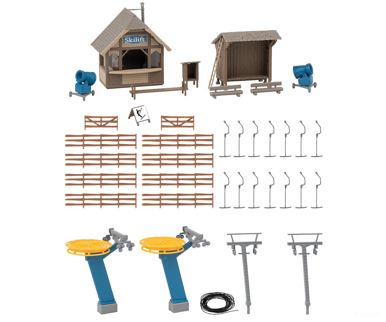 Faller 134003 Ho Tow Lift With Kiosk Structures