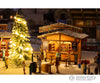 Faller 134006 Ho 2 Christmas Market Stalls With Illuminated Tree Structures