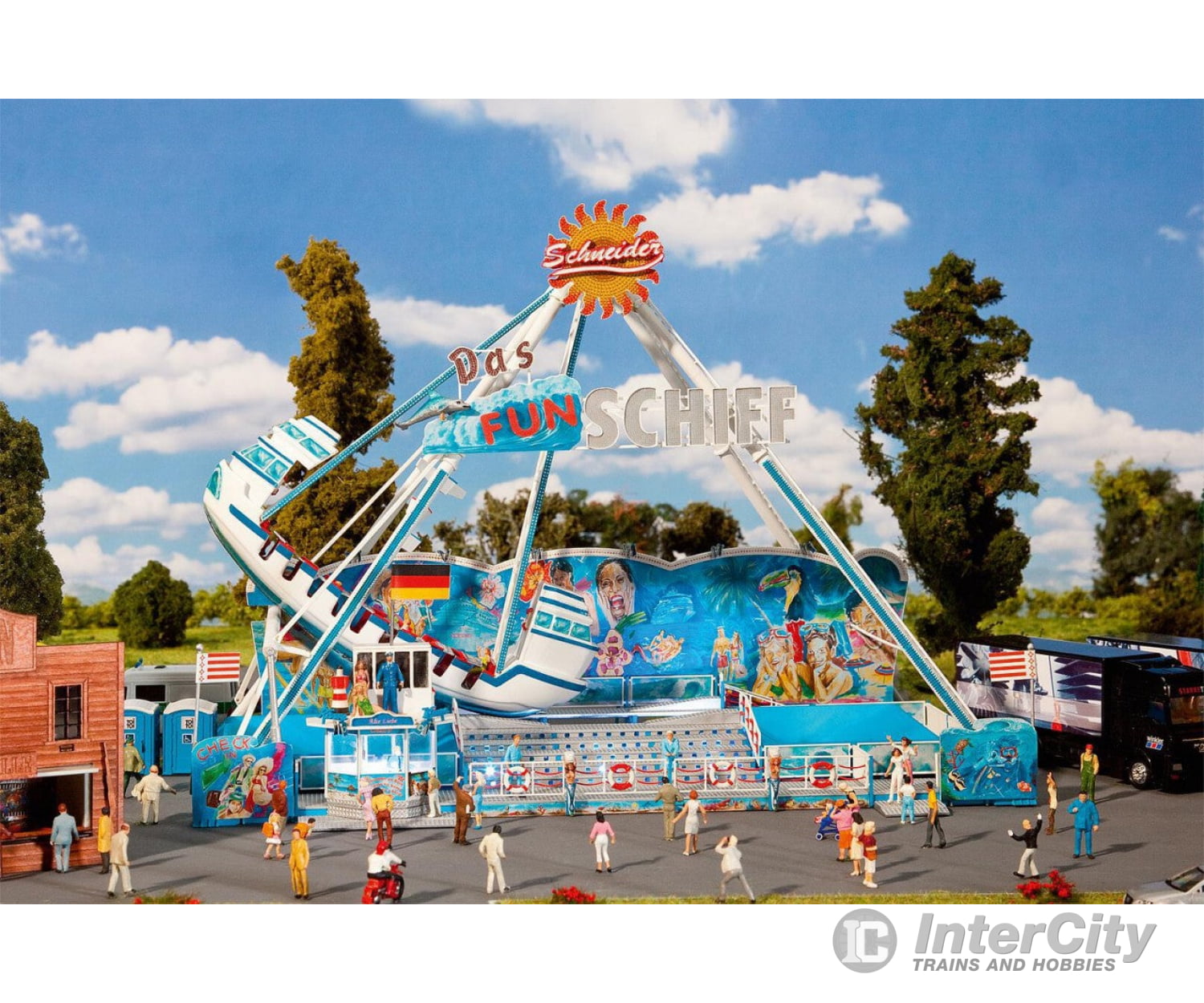 Faller 140420 Ho Fun-Schiff Ride Structures