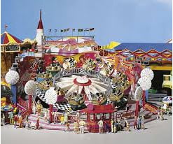 Faller 140439 HO Flipper Roundabout Carrousel Ride Brand New in Sealed Package Structures