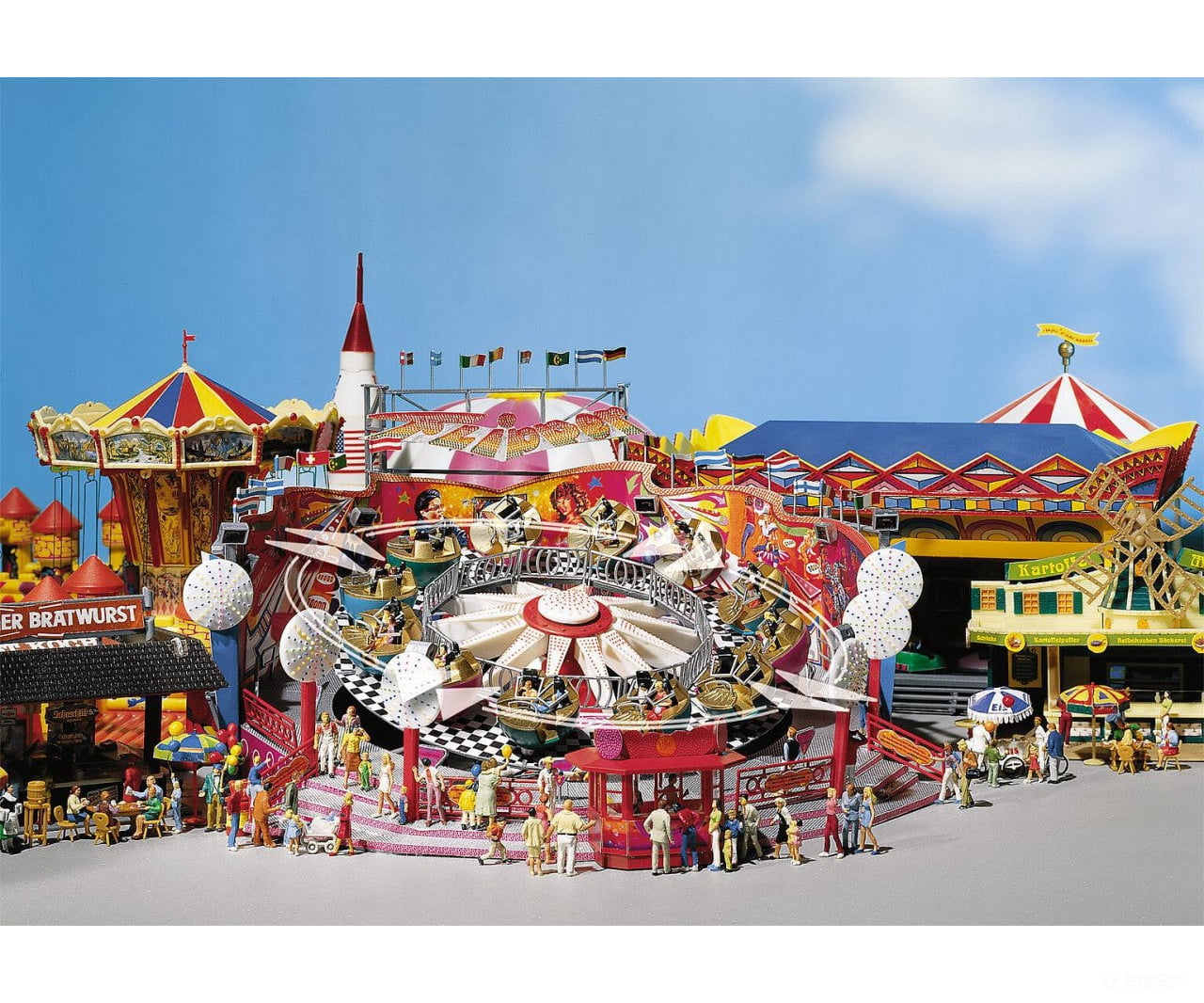 Faller 140439 Ho Flipper Roundabout Structures