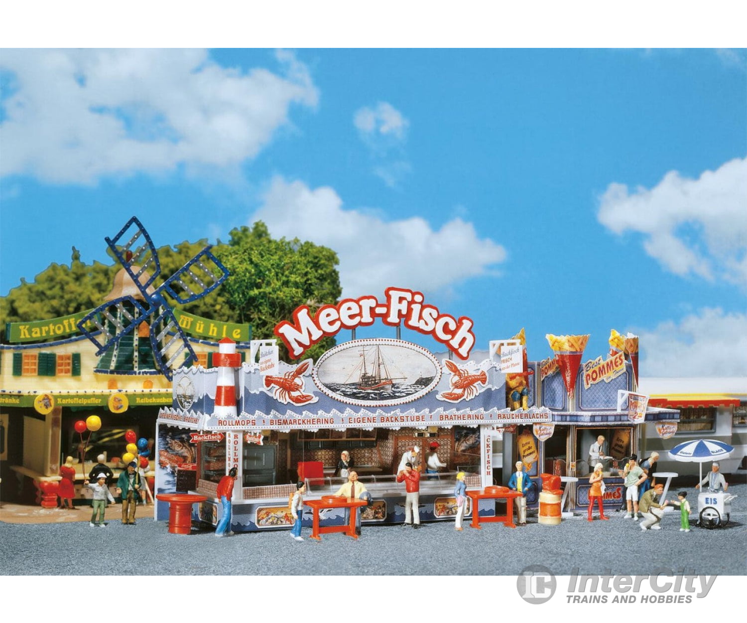 Faller 140445 Ho Sea Fish Fairground Booth Structures