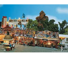 Faller 140446 HO 2 Fairground Booths Brand New in Sealed Package Structures