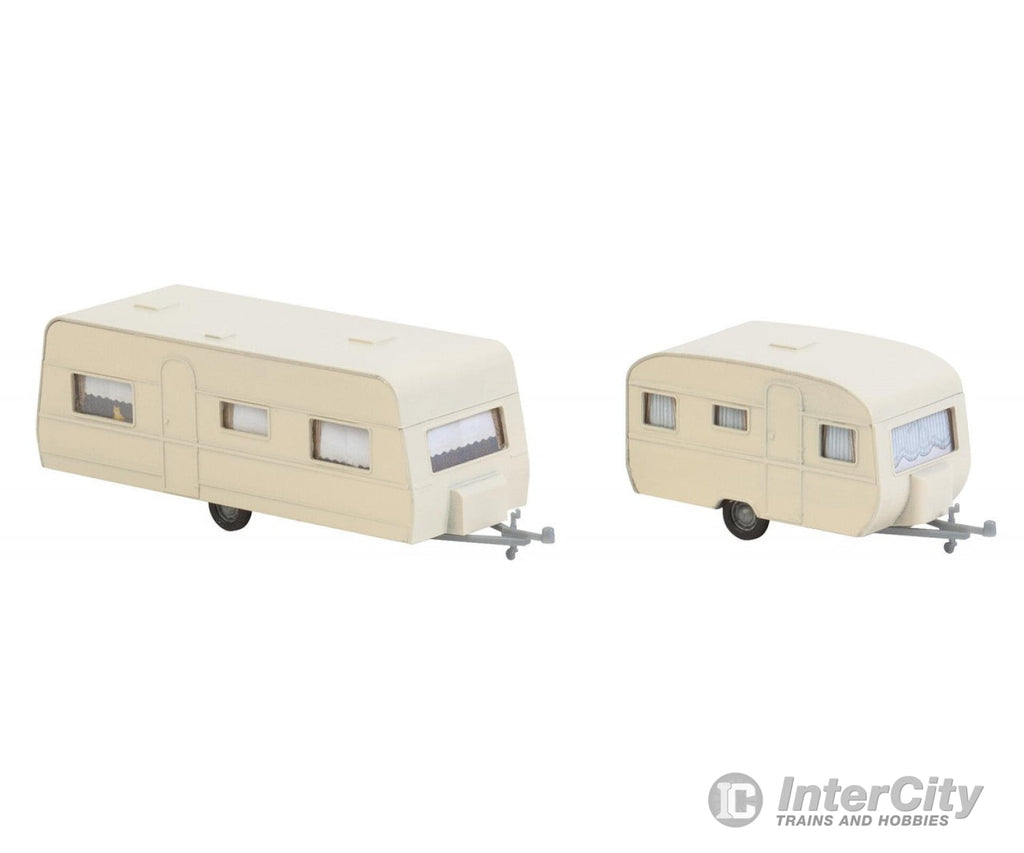 Faller 140483 Ho Set Of Caravans Structures