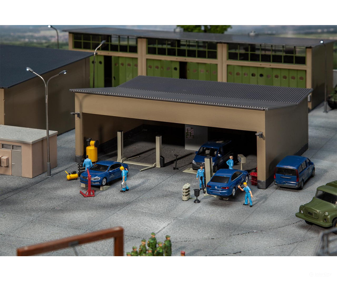 Faller 144104 Ho Vehicle Shelter Structures