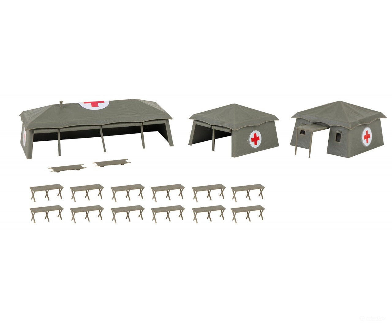 Faller 144109 Ho Medical Tents Structures