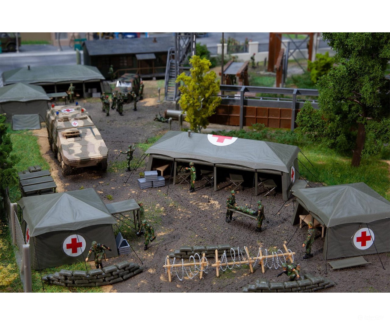 Faller 144109 Ho Medical Tents Structures