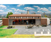 Faller 144111 Ho Hangar With Helicopter Structures