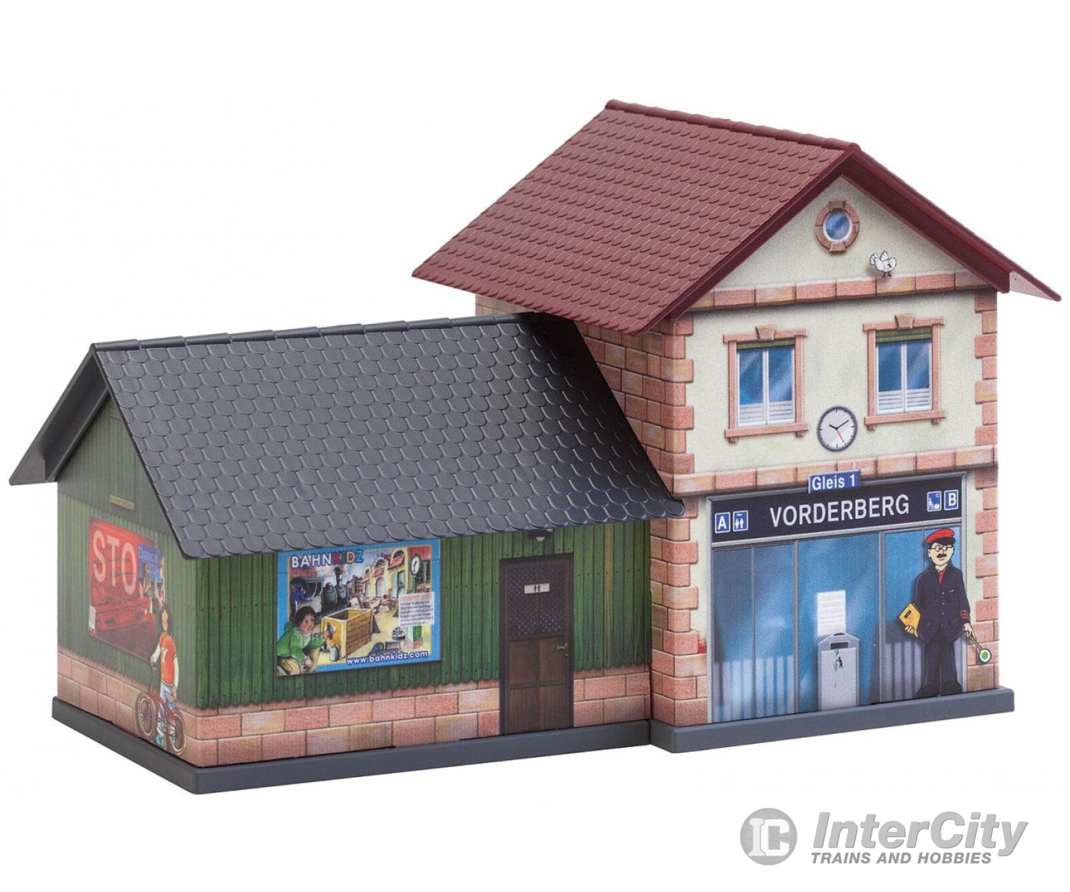 Faller 150110 Ho Basic Station Incl. 1 Paintable Model Structures