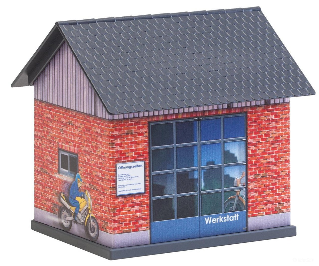 Faller 150130 Ho Basic Workshop Incl. 1 Paintable Model Structures
