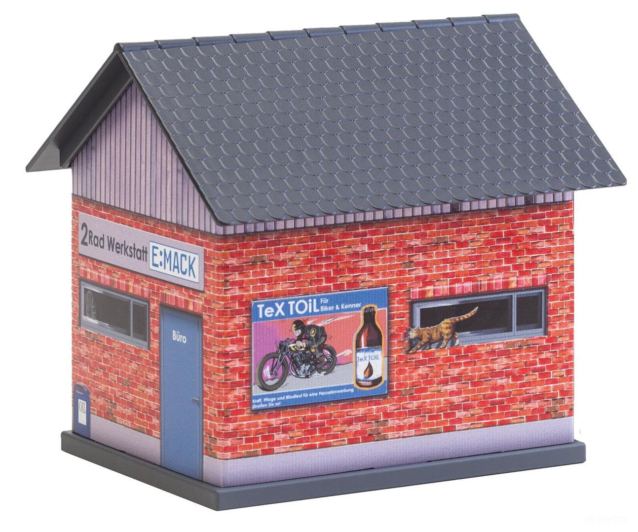 Faller 150130 Ho Basic Workshop Incl. 1 Paintable Model Structures