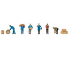 Faller 151609 Ho Freight Workers With Parcels And Barrels Figures