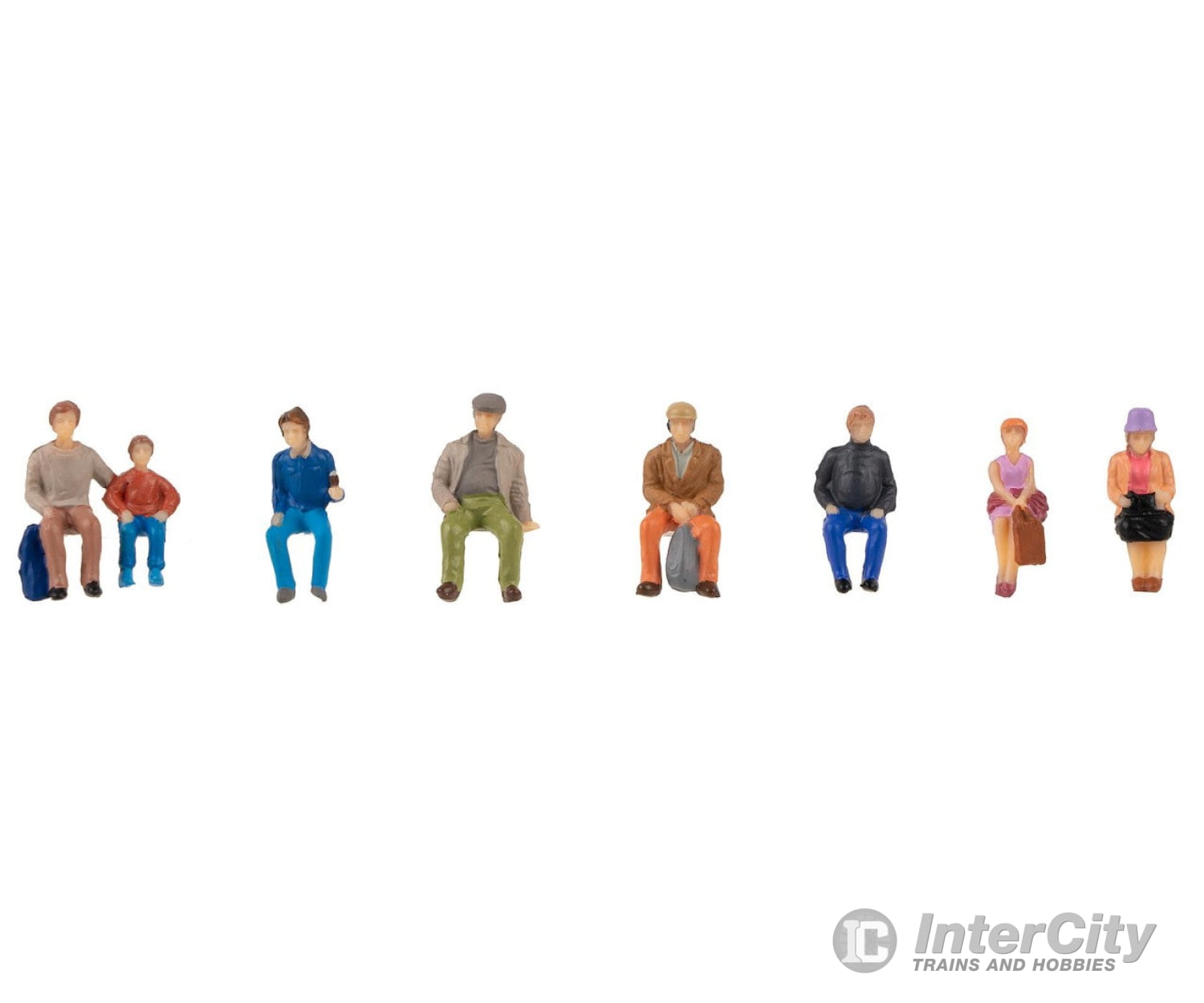 Faller 151619 Ho Sitting Travellers Figures