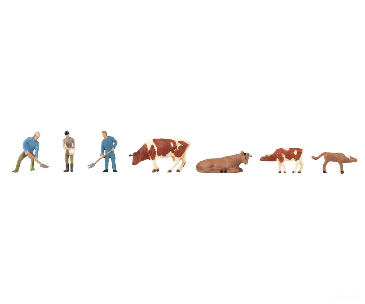 Faller 151673 Ho Farmers And Cows Figures