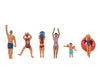 Faller 151687 Ho While Bathing And Swimming Figures