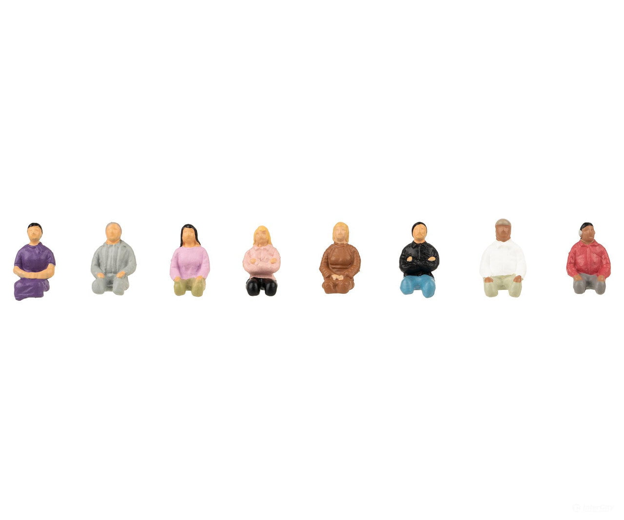 Faller 151700 Ho Sitting People Without Legs Ii Figures