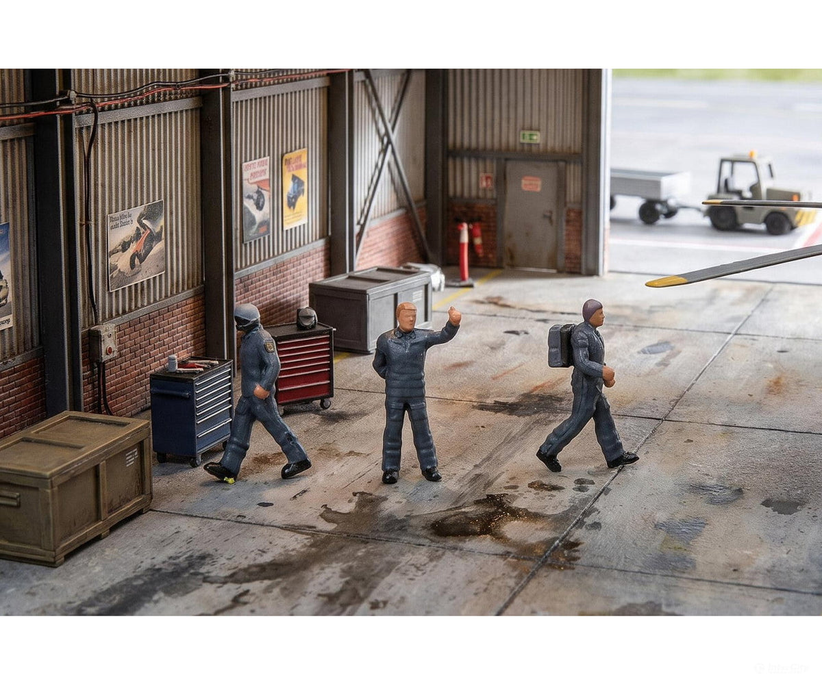 Faller 151738 HO Federal Police Pilots - Figures