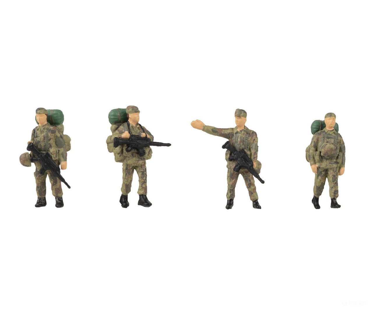 Faller 151753 Ho Soldiers With Baggage Figures