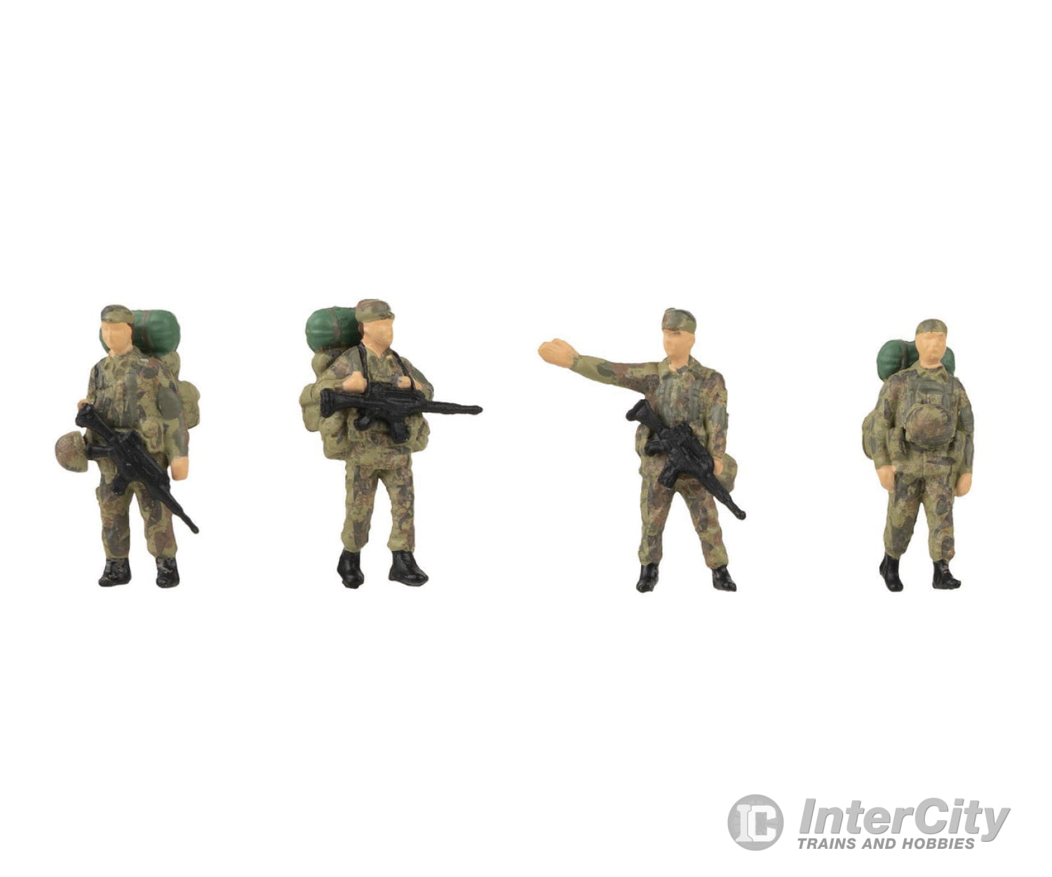 Faller 151753 Ho Soldiers With Baggage Figures