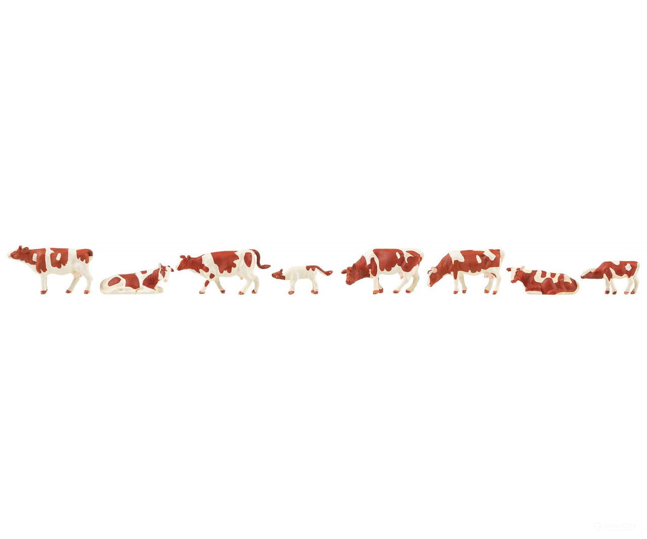 Faller 151903 Ho Cows Brown Flecked Figures
