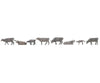 Faller 151905 Ho Mountain Cows Figures