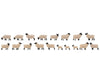 Faller 151918 Ho 18 Black-Headed Sheep Figures