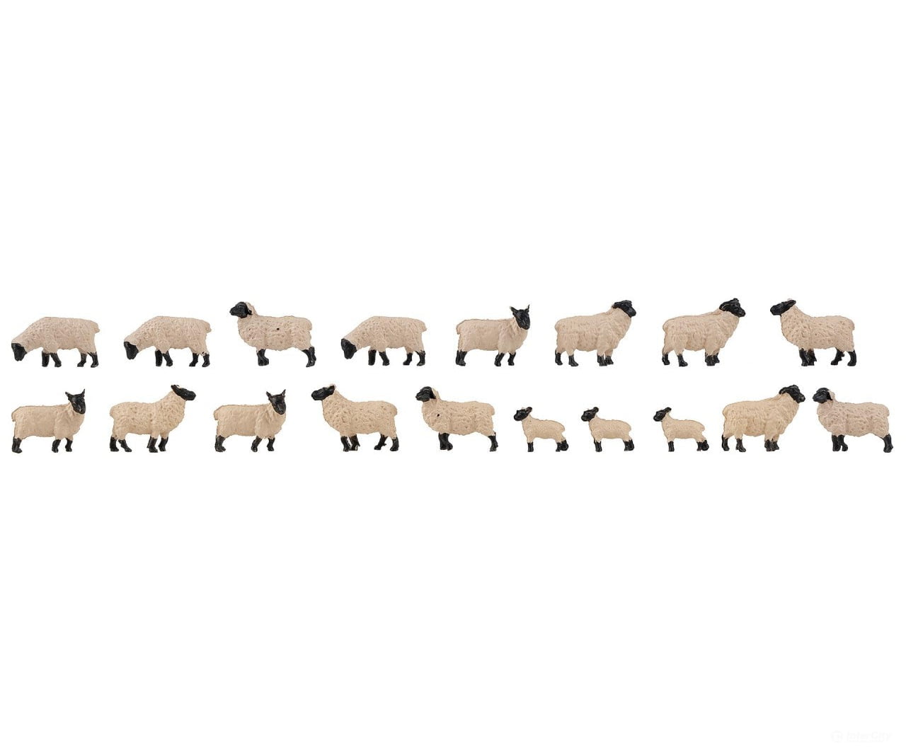 Faller 151918 Ho 18 Black-Headed Sheep Figures