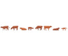 Faller 151919 Ho 8 Angeln Cattle Figures