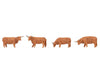 Faller 151926 Ho Highland Cattle Red Figures