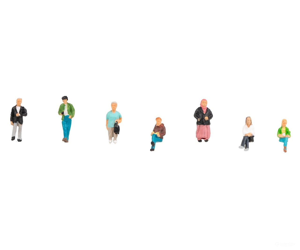 Faller 155604 N Waiting People Figures
