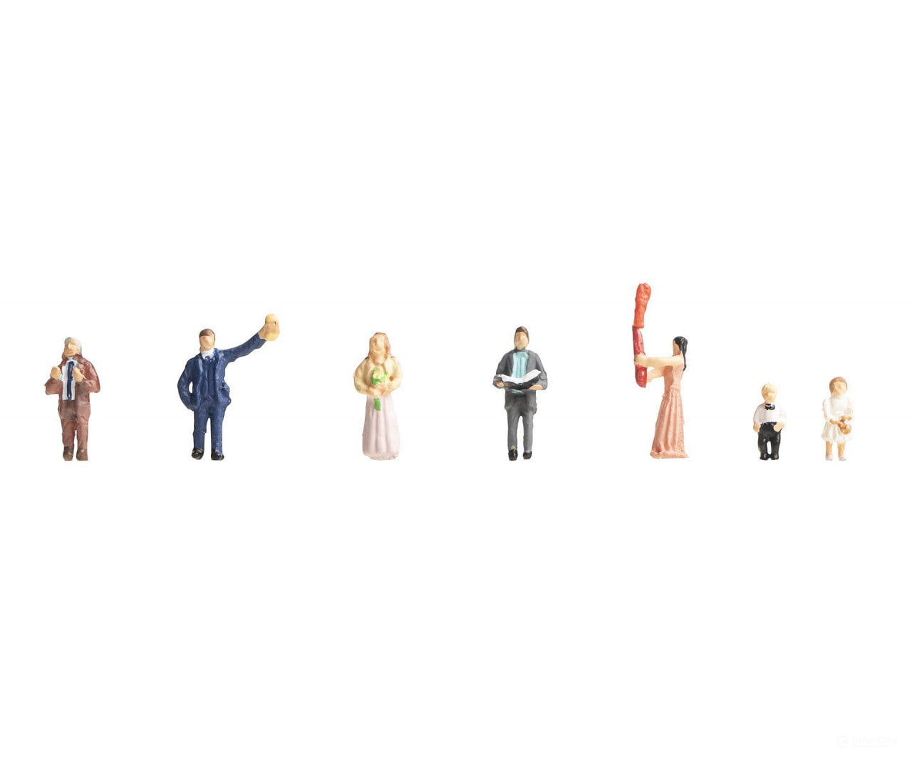 Faller 155606 N Wedding Guests Figures