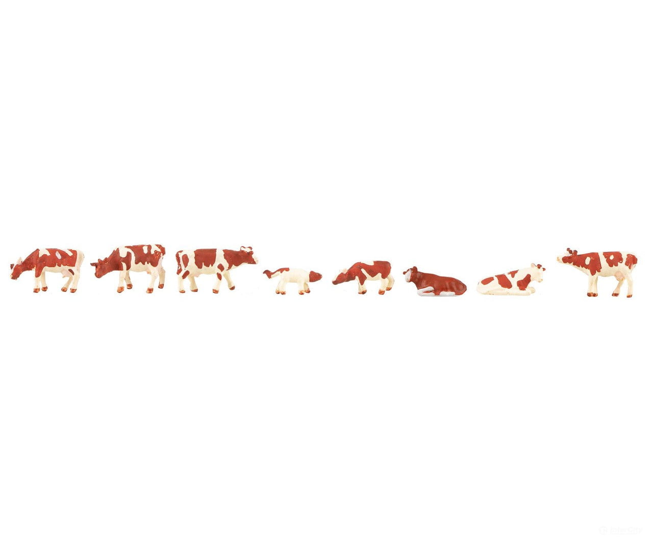 Faller 155902 N Cows Brown Flecked Figures