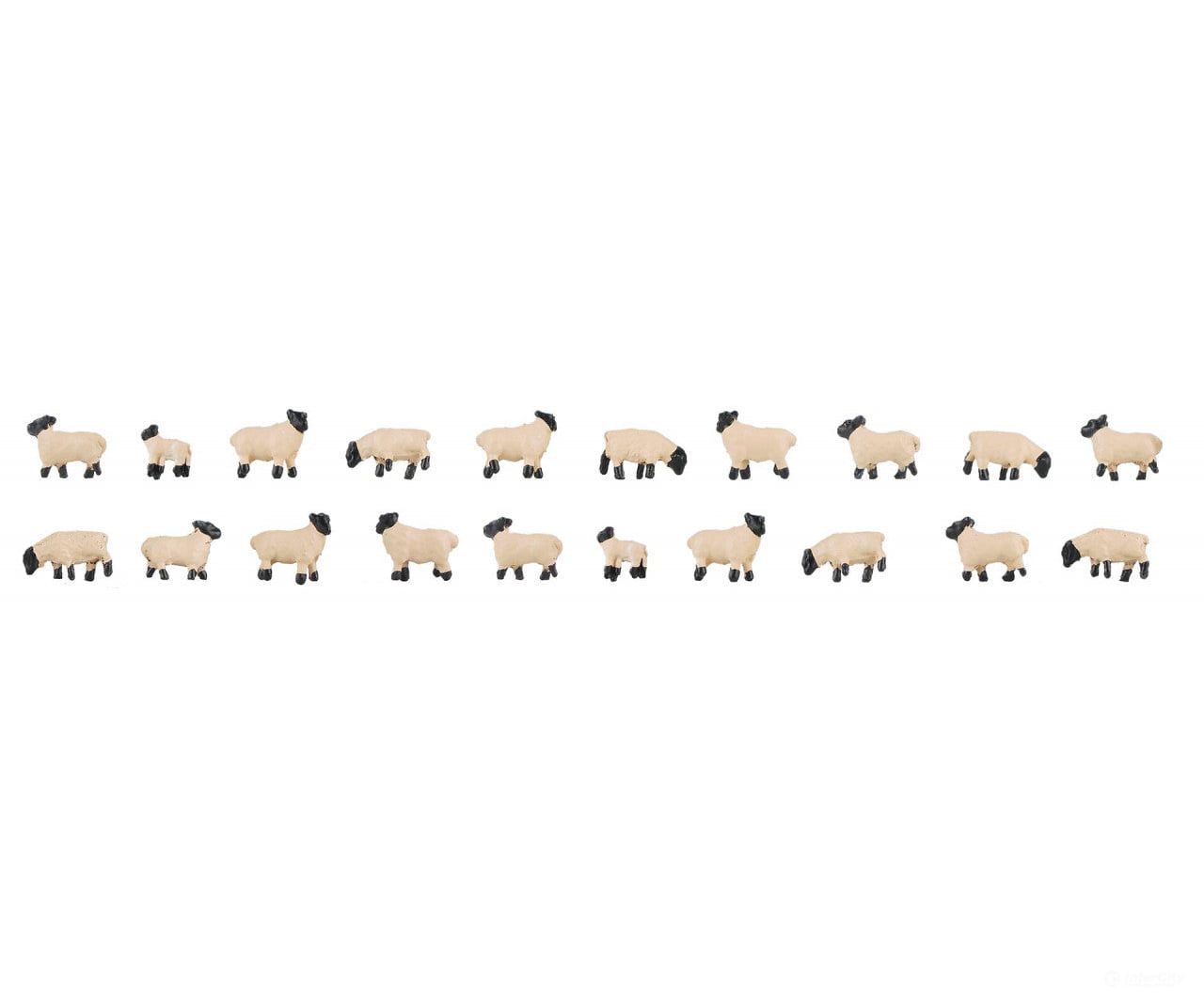 Faller 155906 N 20 Black-Headed Sheep Figures