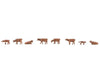 Faller 155908 N Allgäu Brown Cattle Figures