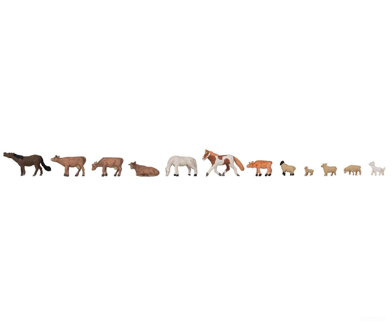 Faller 155911 N Cows Horses Sheeps Animal Set Figures