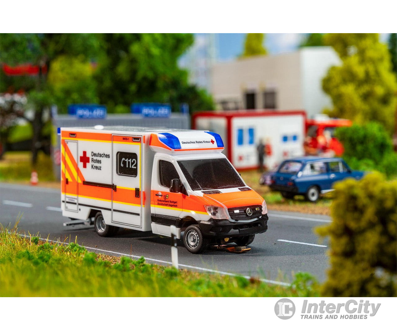 Faller 161321 HO Car System Digital MB Sprinter Ambulance DRK (HERPA) Cars & Trucks
