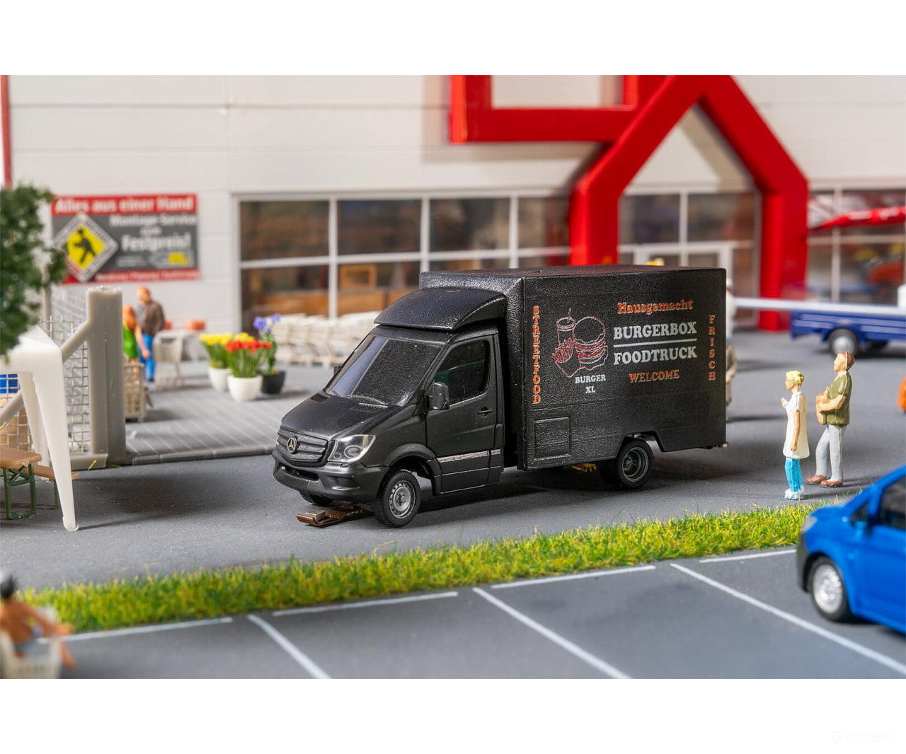 Faller 161324 HO Car System Digital MB Sprinter Foodtruck (HERPA) - Cars & Trucks