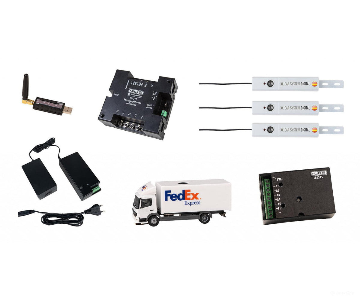 Faller 161340  Car System Digital Start-Set Lorry MB Atego FedEx (HERPA) - Cars & Trucks