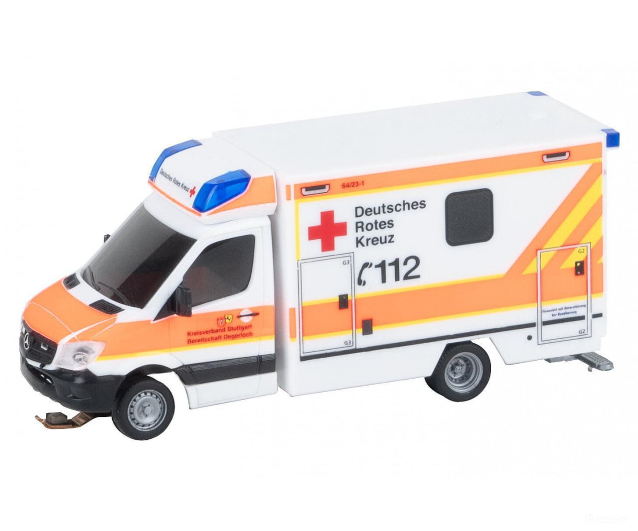 Faller 161445 HO MB Sprinter DRK Ambulance (HERPA) - Cars & Trucks