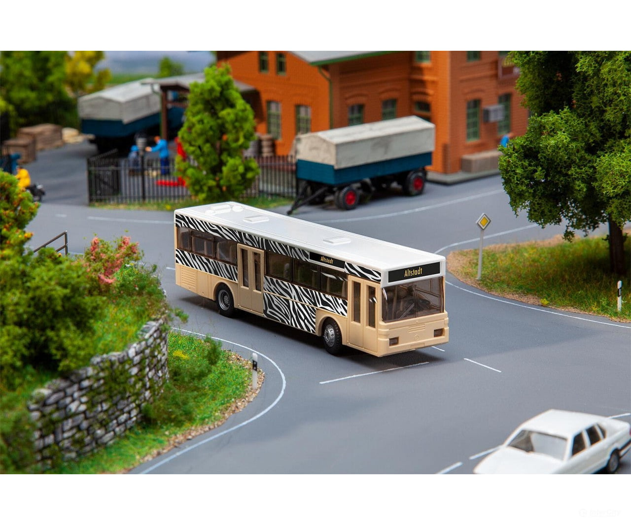 Faller 161479 Ho Car System Start-Set Bus Mb O405 Incl. Decoration Stickers Cars & Trucks