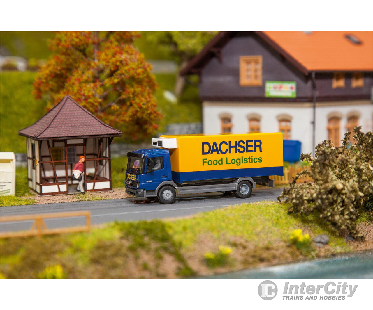 Faller 161489 Ho Car System Start-Set Mb Atego Lorry Dachser Cars & Trucks