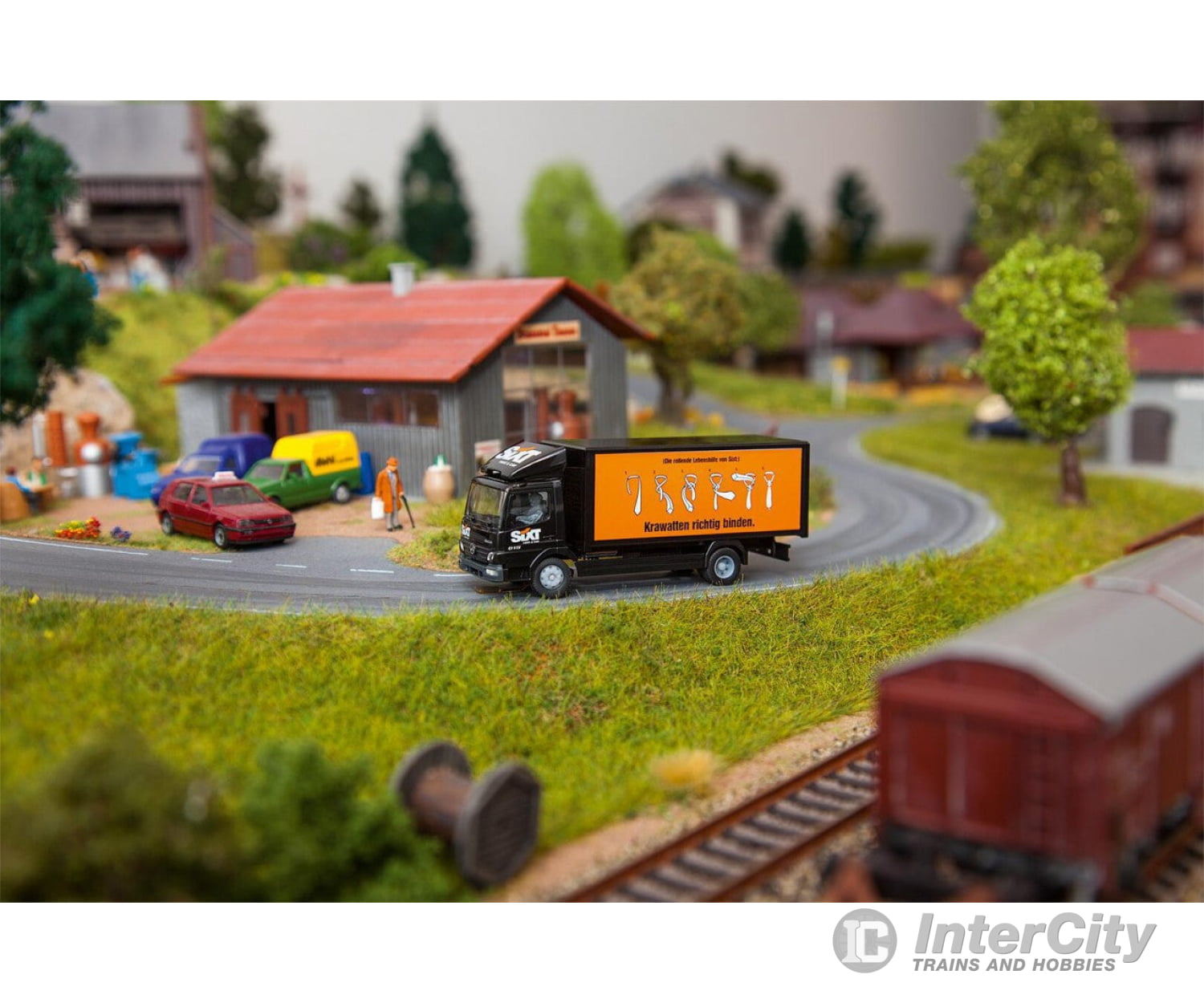 Faller 161491 Ho Car System Start-Set Mb Atego Lorry Sixt Cars & Trucks