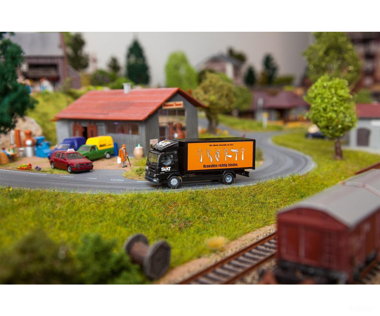 Faller 161561 Ho Lorry Mb Atego Sixt (Herpa) Cars & Trucks