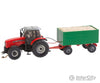 Faller 161588 Ho Mf Tractor With Wood Chips Trailer (Wiking) Cars & Trucks