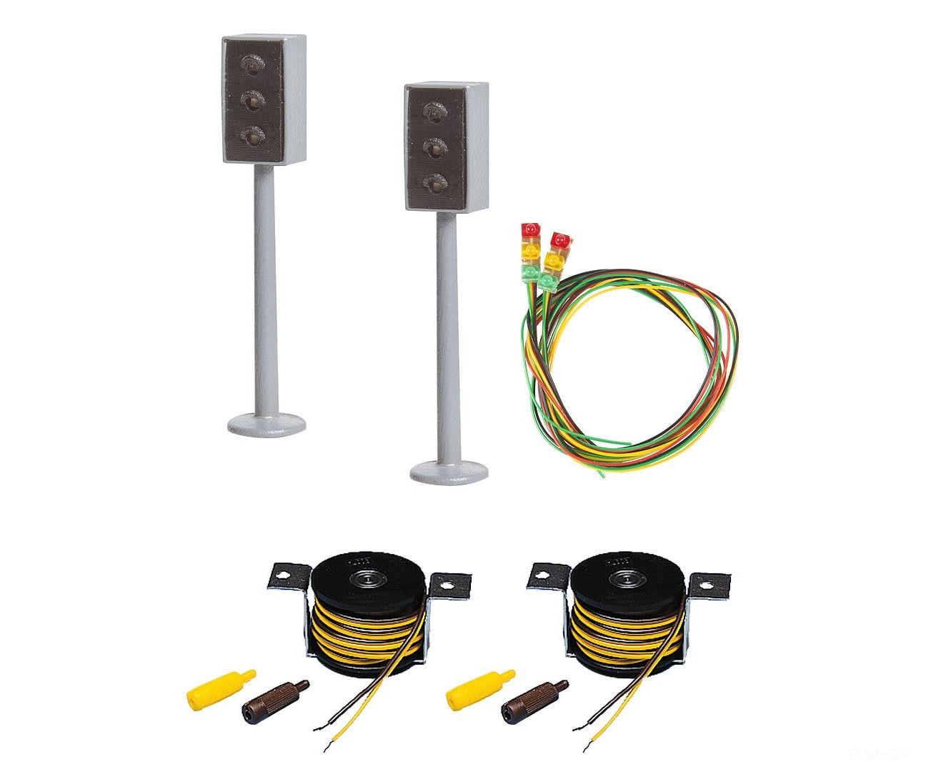 Faller 161656 Ho 2 Led Traffic Lights With Stop Sections Cars & Trucks
