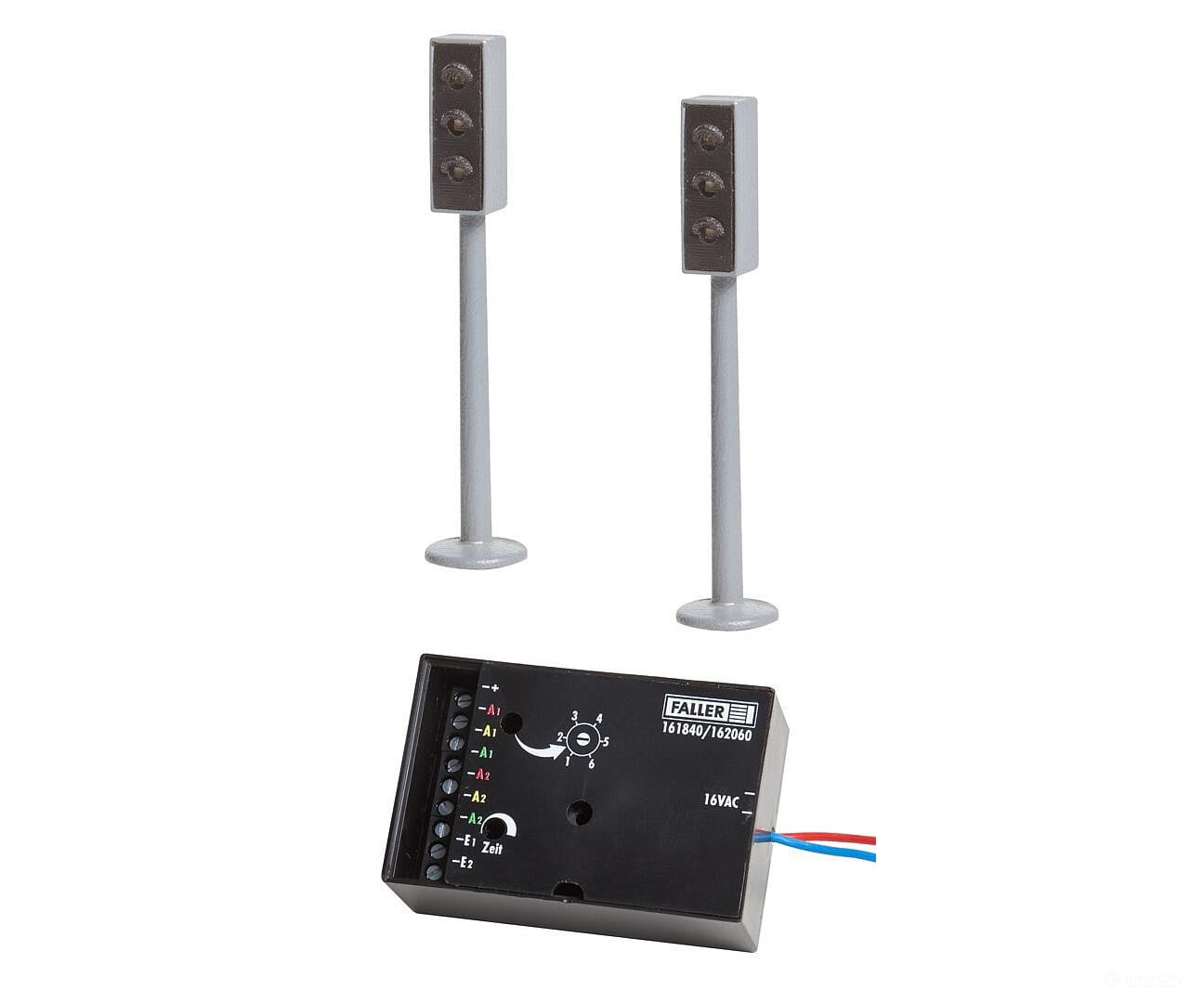 Faller 161840 Ho 2 Led Traffic Lights With Electronics Cars & Trucks