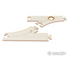 Faller 161939 HO Laser-Street Left turn and 45° junction Roads & Streets