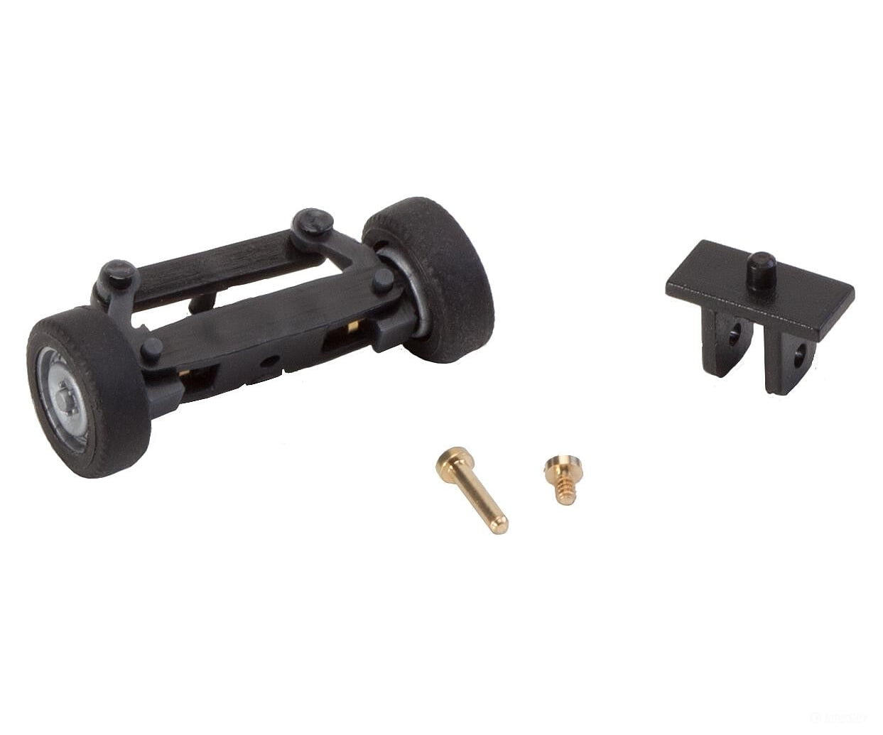 Faller 163001 Ho Front Axle Completely Assembled For Sprinters (With Wheels) Parts